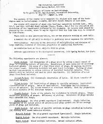 1946 phage course announcement