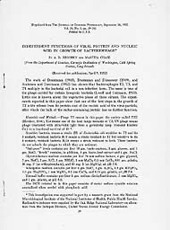 Hershey and Chase 1952 phage publication
