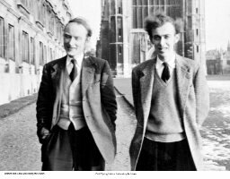 Watson and Crick along the backs